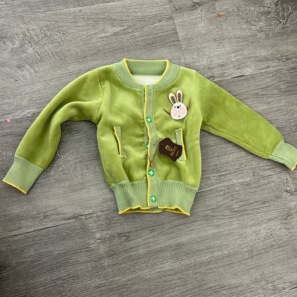 Unique sweater originally purchased from a boutique listed as 3-6 months